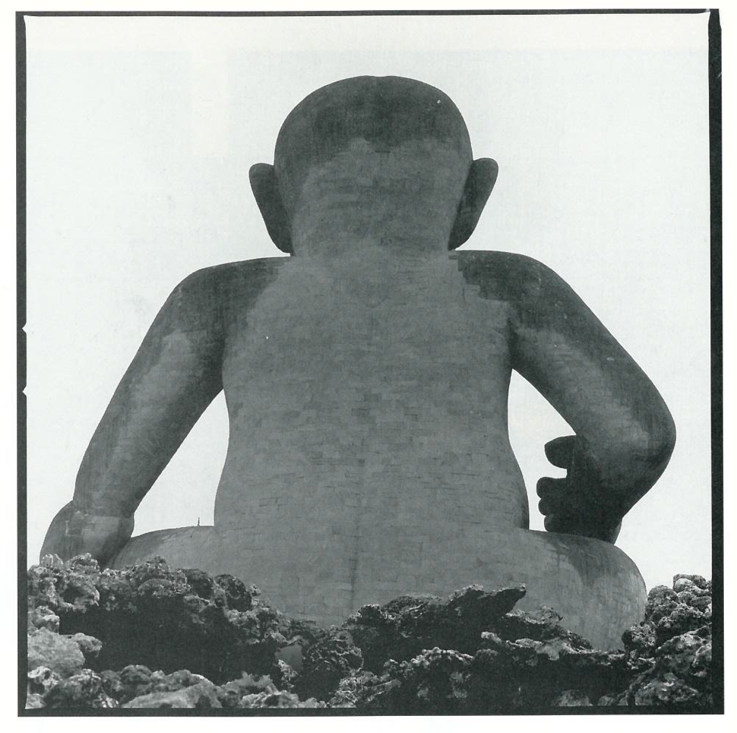 Back of Seated Buddha Jon Kaplan, photographer, 1992. Ubud, Bali, Indonesia.