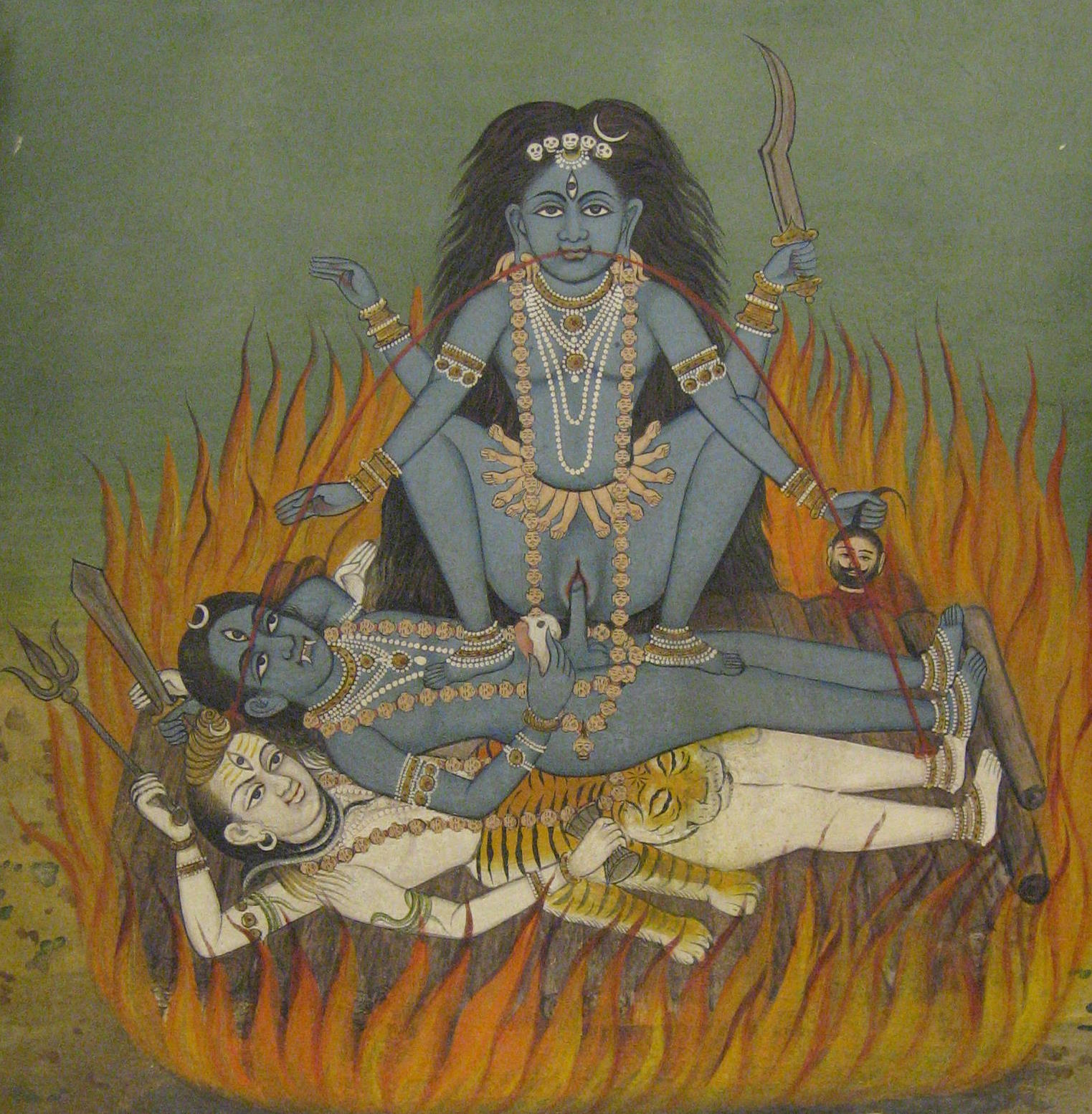 Hindu god nude