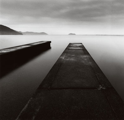 Two Piers, Michael Kenna, Imazu, Honshu, Japan, 2001