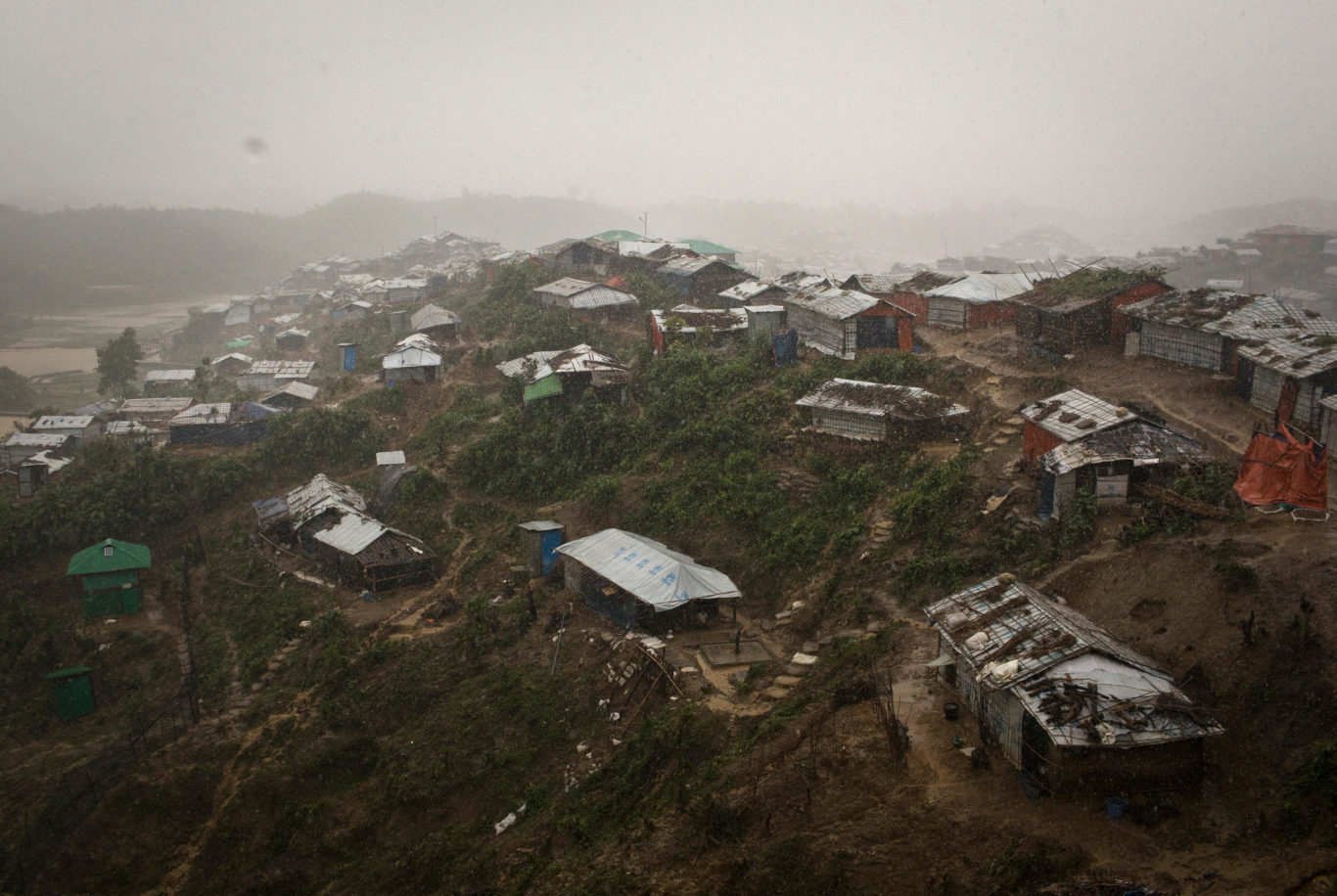 a refugee camp in bangladesh for rohingya muslims