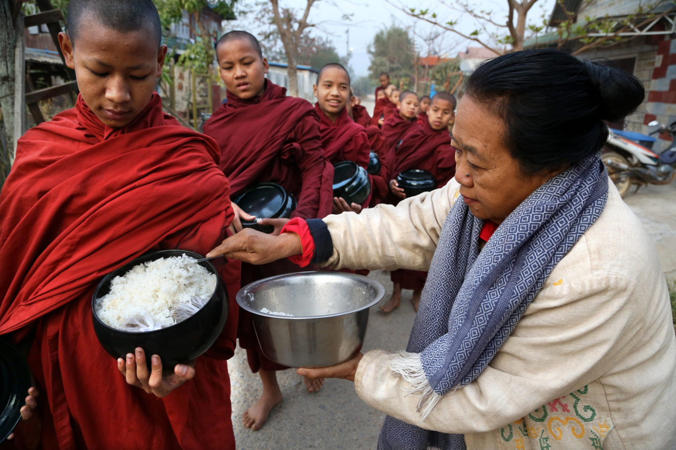 why aren't all buddhists vegetarian