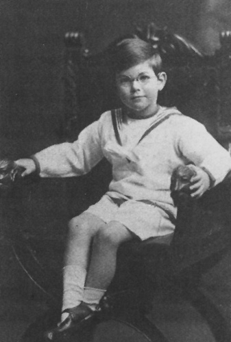 Alan Watts, age five, in Kent, England.