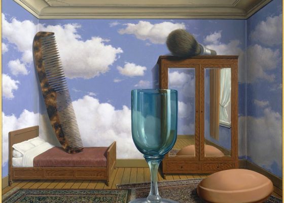 Les Valeurs Personelles by Rene Magritte for story on a spacious mind