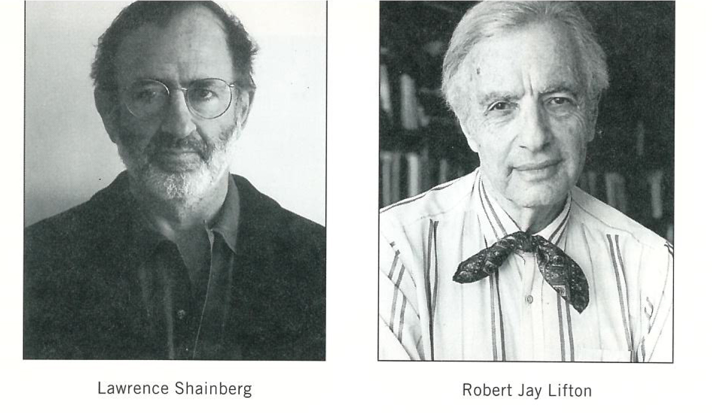 headshots of Lawrence Shainberg and Robert Jay Lifton