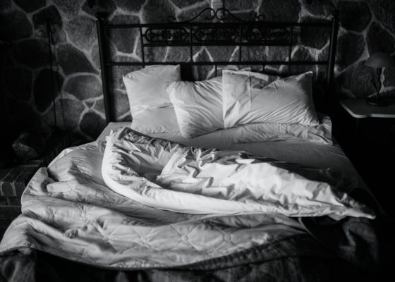 photograph of a bed for story on caring for someone with hiv
