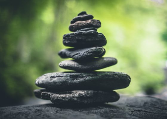 Balancing rocks; cultivate equanimity