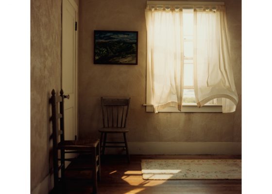 Photgraph of room and window, lucky dark