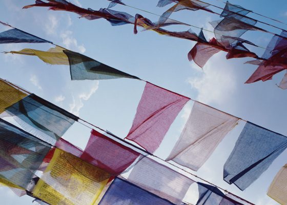 Tibetan prayer flags