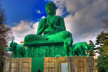 The Green Buddha in Japan