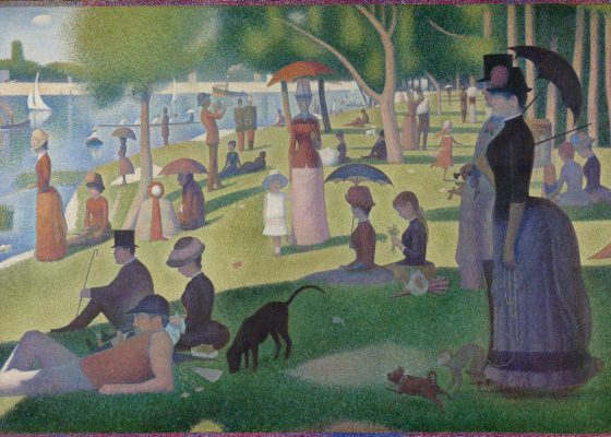 A Sunday on La Grande Jatte, Georges Seurat, 1884-86, oil on canvas, 81 ¾ x 121 ¼ inches. © The Art Institute of Chicago; Helen Birch Barlett Memorial Collection, bare perception