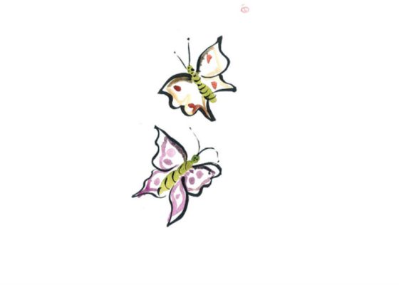 Two Butterflies, by Seiko Morningstar