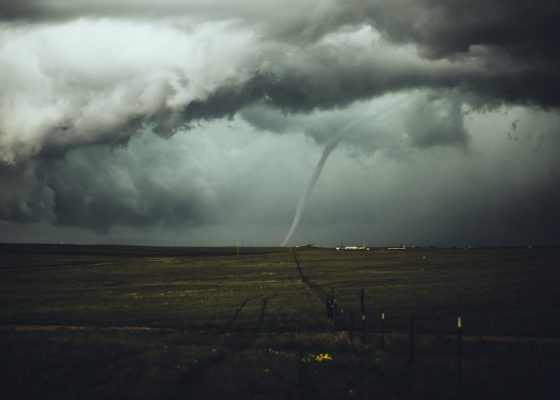 photograph of a tornado for story about accepting your emotions
