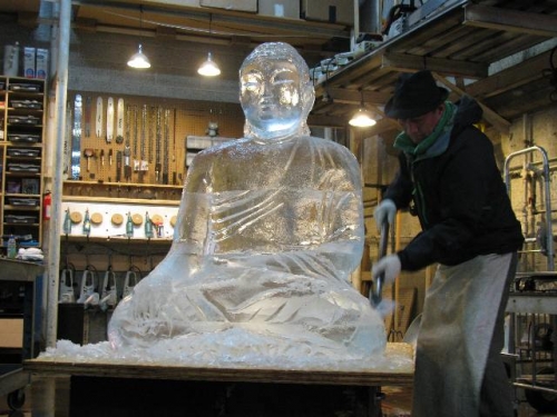 Visit a Melting Ice Buddha at the Rubin Museum of Art