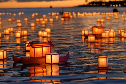 Memorial Day Lantern Floating Ceremony - Tricycle: The Buddhist Review