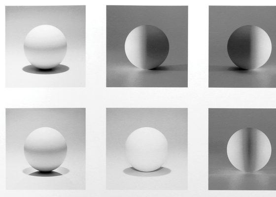Photographs of eggs in different lighting