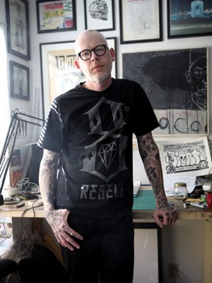 Tattoo artist Mike Giant