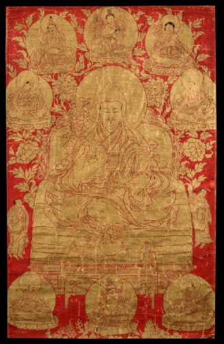 The Fifth Dalai Lama, from Himalayan Art Resources.
