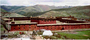 The present Sri Simha monastic university at Dzogchen Monastery.