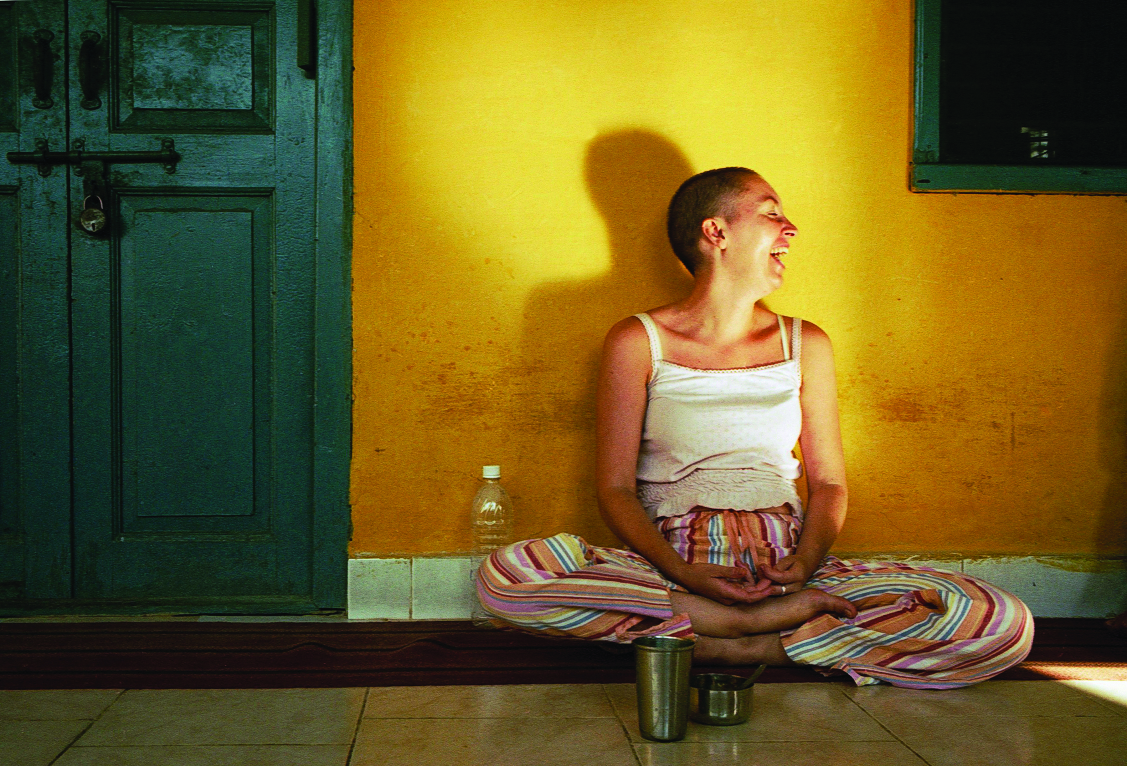 Angela from Scotland in Rishikesh, from the series Travelers