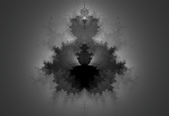 The “Buddhabrot” is a special rendering of the Mandelbrot set, a fractal that is generated from a simple equation using complex numbers.