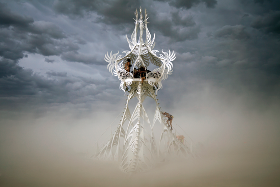 Star Seed, an installation by New York artist Kate Raudenbush at Burning Man 2012.