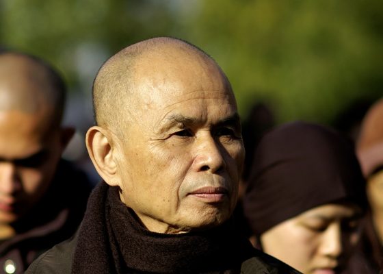 photo of thich nhat hanh silence