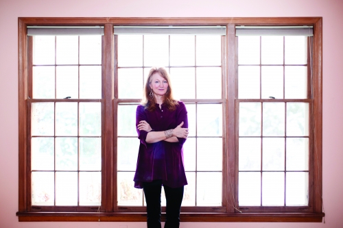 Krista Tippett at her home in Minneapolis.