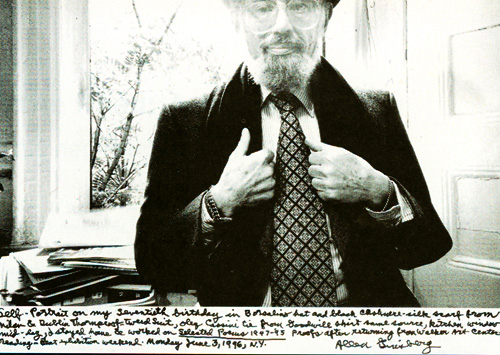  Self-portrait of Allen Ginsberg on his seventieth birthday, June 3, 1996. © Allen Ginsberg Trust; Text © 1966 by Allen Ginsberg. Reprinted with permission of the Wylie Agency, Inc.