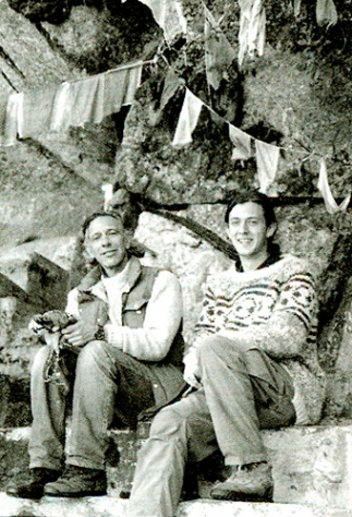 Rick and Benjamin in Nepal