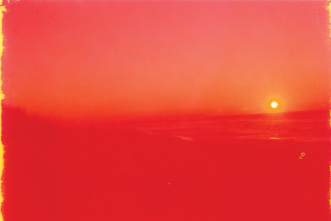A red and orange sunset; simple awareness olendzki