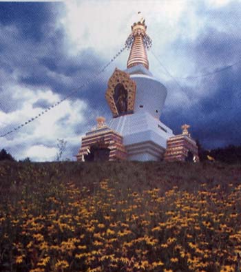 The Great Stupa of Dharmakaya at Shambala Mountain Center, Courtesy of Shambala Mountain Center
