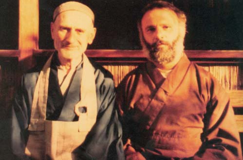 Image: Kapleau Roshi with Don Morreale (right) after a Zen retreat in the early 1980s. Courtesy of Don Morreale