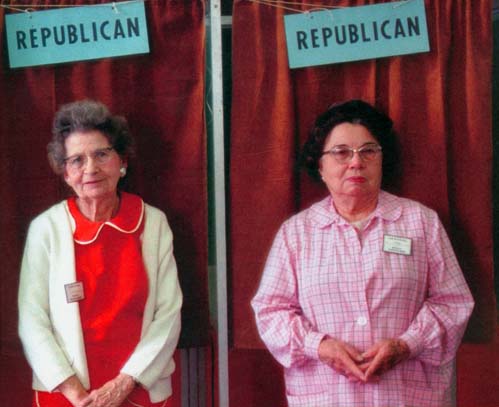 Images: "Voting Captains, Atlanta, Georgia, 1980," Erich Hartman, Courtesy of Magnum Photos and Hemphill Fine Arts. C-Print. 