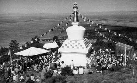 Stupas Along The Rio Grande