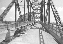 Bridge sitting in St. Louis, Missouri © John Aldrich