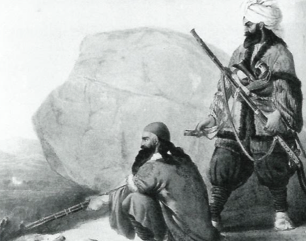  Afghan irregulars, participants in the nineteenth century's Great Game, a struggle for control of central Asia that still affects modern-day Tibet. 