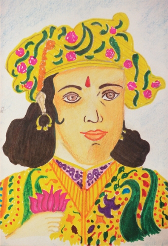 Emperor Ashoka, Emperor in the Mauyran Dynasty in India, by Indian School, Private Collection/Dinodia/The Bridgeman Art Library