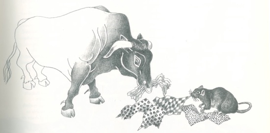 animals and rakusu materials