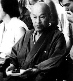 Image 3: Suzuki Roshi sitting with students at Tassajara Zen Center, 1968.