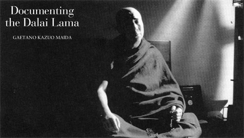 The Dalai Lama in meditation, from Ocean of Wisdom. 
