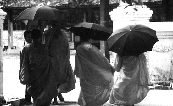  Monks at Chiang Mai, De Forest Trimingham, 1983. Courtesy De Forest Trimingham.