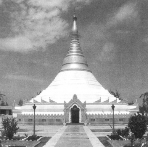 New Burmese monastery at Lumbini.