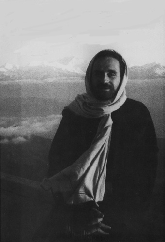 John Giorno on Tiger Hill, Darjeeling, India, October 1971.