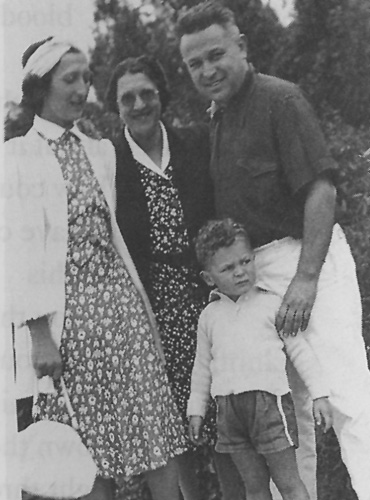  John Giorno, age four, with (left to right) his mother Nancy, Aunt Mary, and father Amedeo, New York, summer 1941. Courtesy John Giorno.