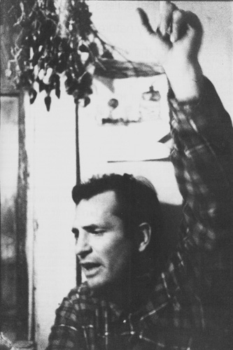 Jack Kerouac, Florida, 1962, photograph by Robert Frank. © Robert Frank, Courtesy Museum of Fine Arts, Houston.