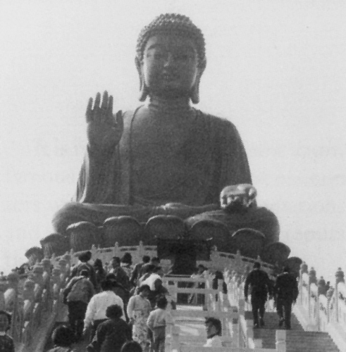  The world's largest bronze Buddha. ©Sipa Press/ Michel Boudin.