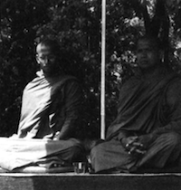 Monks from Sri Lanka. Courtesy Sally Boon.
