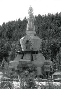  The Great Stupa at Rocky Mountain Shambhala Center in Red Feather Lakes, Colorado. Courtesy Rocky Mountain Shambhala Center.