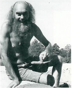  Ram Dass (ne Richard Alpert) in his early days as Lama. Courtesy of Zeb Zuckerberg.