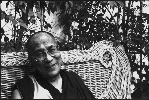 Henri Cartier-Bresson, His Holiness the Fourteenth Dalai Lama in Paris, 1993.